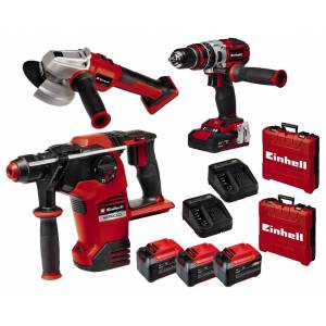 Einhell Kit Q 36V Kırıcı Delici Matkap ve Taşlama Seti 5.2Ah