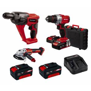 Einhell Kit11 Akülü Taşlama Sds Delici Matkap ve 4Ah