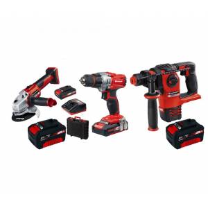 Einhell Kit6 Akülü Kırıcı Taşlama ve Matkap Seti 18V 4Ah