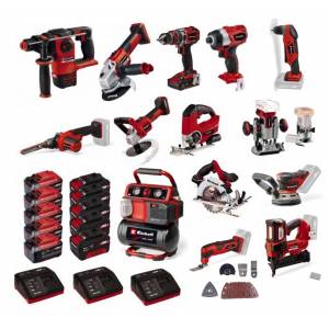 Einhell Mega 14 Kit 14 Parça Akülü Makina Seti 5.2Ah 