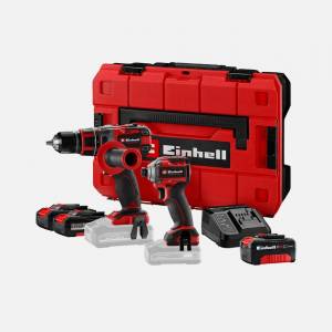  Einhell Professional 2'li Makine Seti Kompakt Tork Vidalama ve 60nm Darbeli Matkap Aküler Dahil