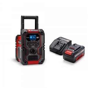 Einhell TE-CR 18 Li DAB+/FM/BT - Solo Hybrid Akülü Radyo 1x4,0 Ah Akülü