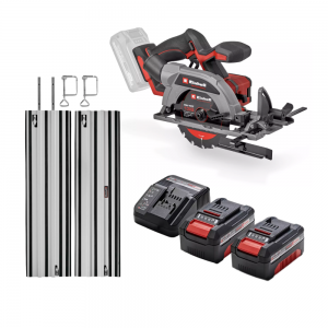 Einhell TP-CS 18/136-C Li BL Kömürsüz Akülü Daire Testere 2x4,0Ah Akülü ve Kılavuz Ray Dahil