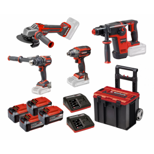 Einhell TP-Pro Set PROFESSIONAL Matkap Taşlama Delici ve Tork Matkap Seti 4x5,2Ah